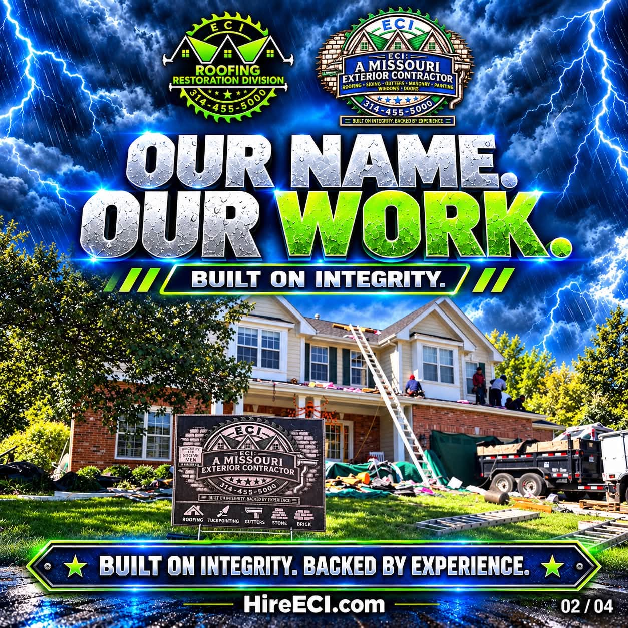 Our name. Our work. — ECI built on integrity